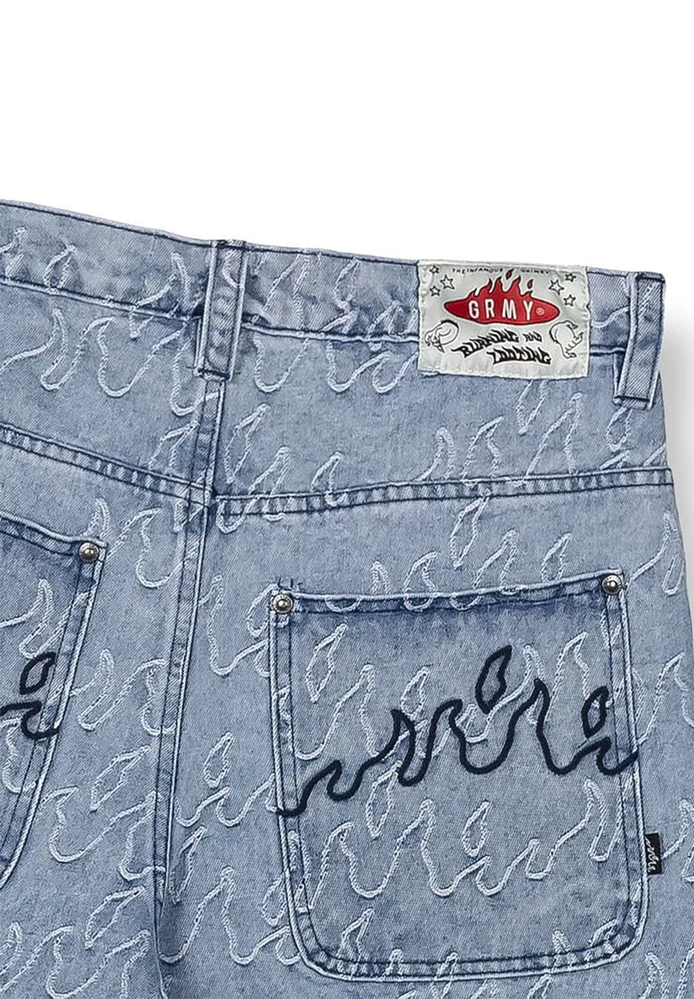Sweet Science Baggy Denim Shorts