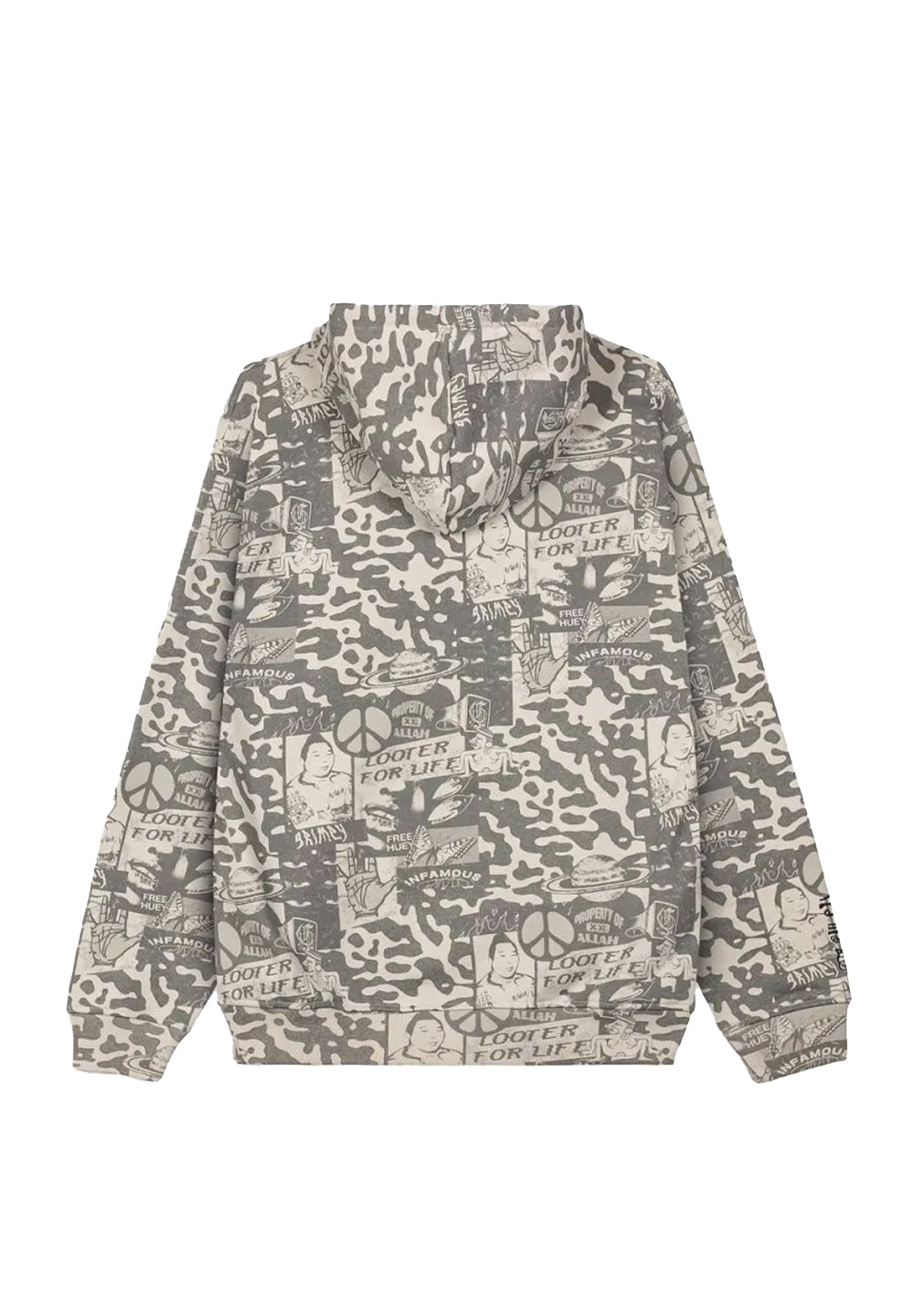 Peace Within All Over Print Zipper Hoodie
