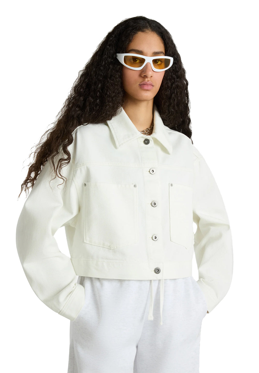 Reynes Crop Trucker Jacket