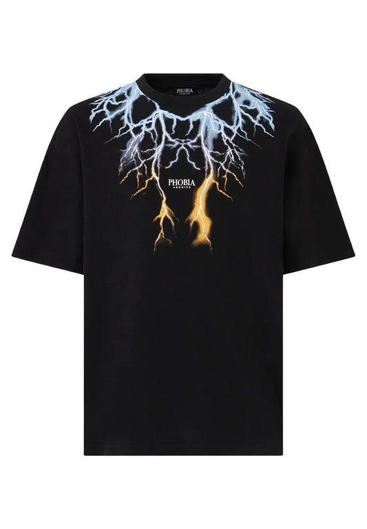 T-shirt with Bicolor Lightning