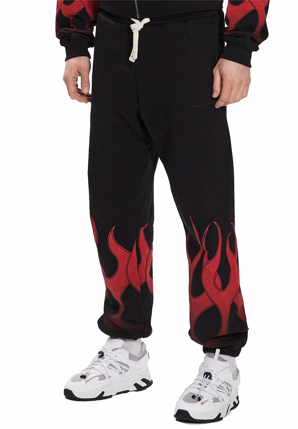 Pants With Red Flames