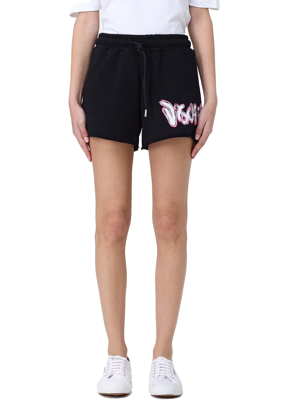 Shorts Logo In Felpa