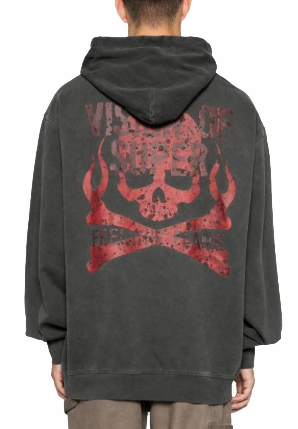 Hoodie With Military Skull