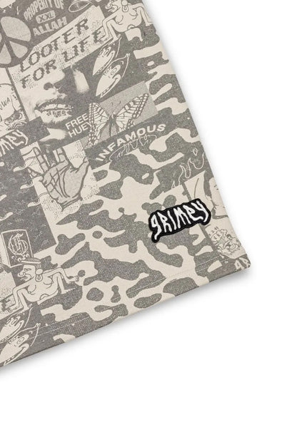 Peace Within All Over Print Baggy Sweatshorts