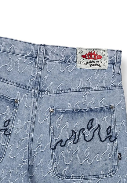 Sweet Science Baggy Denim Shorts