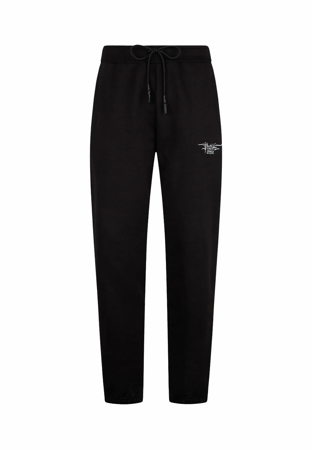 Pants With Embroidered Gotic Logo