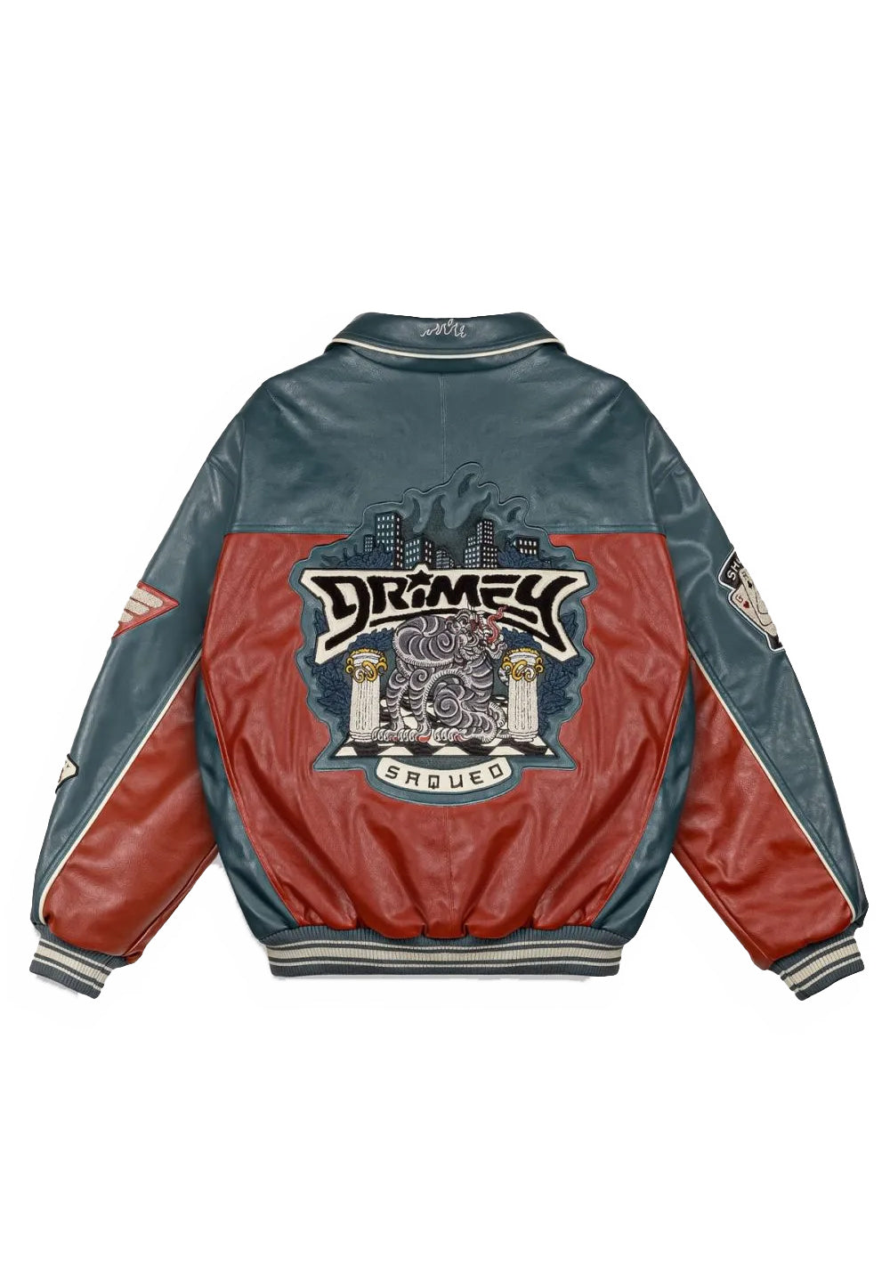 Deeper Leather Varsity Jacket