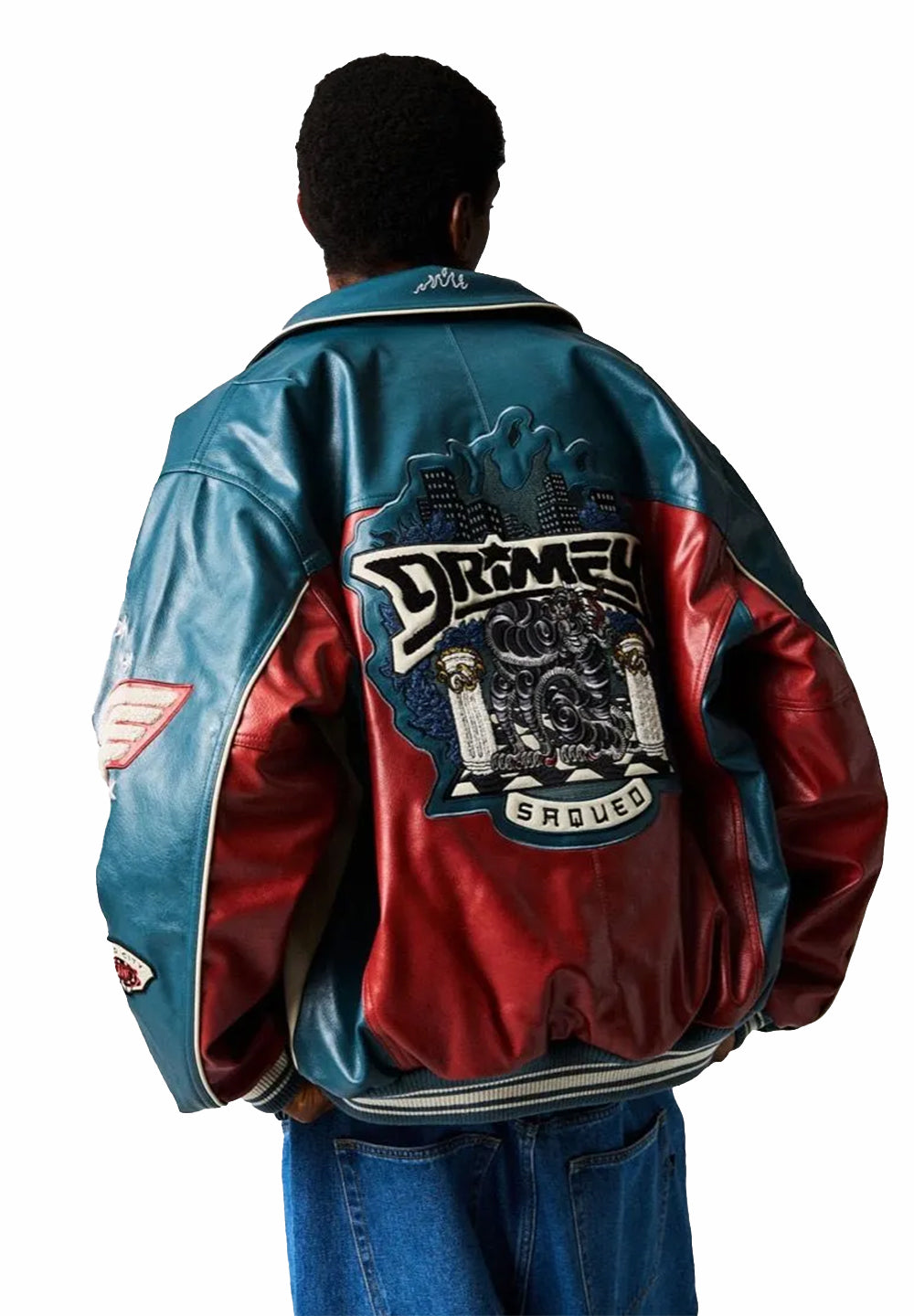 Deeper Leather Varsity Jacket