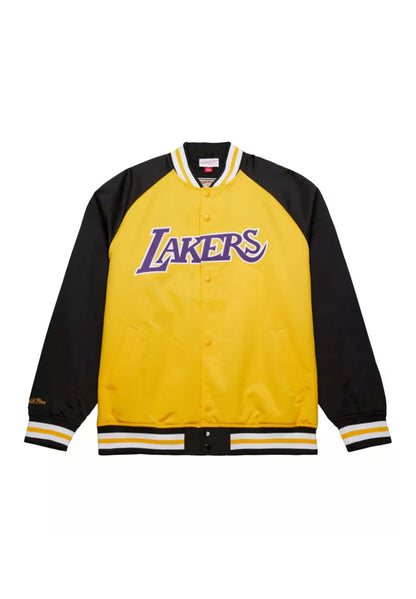 NBA Satin Jacket Vintage Los Angeles Lakers