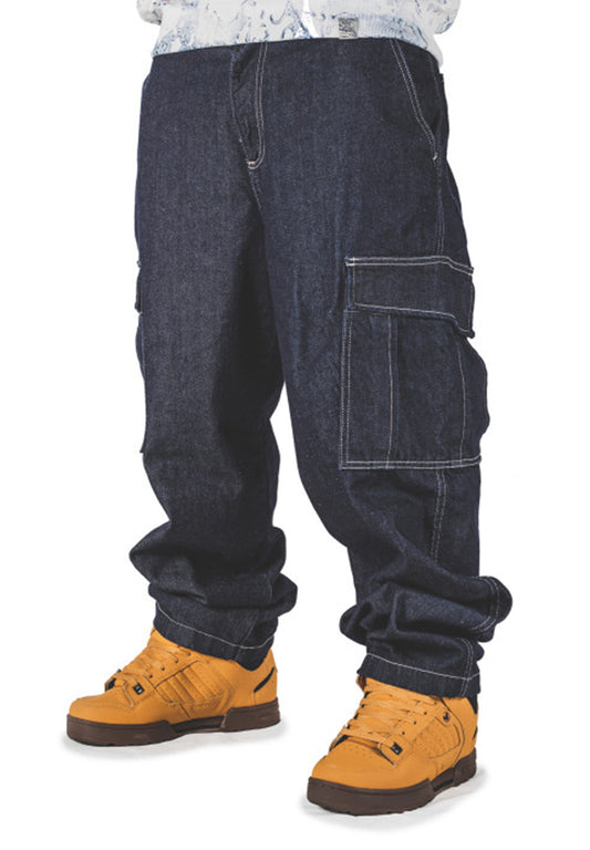 Baggy Cargo Jeans Blueskin