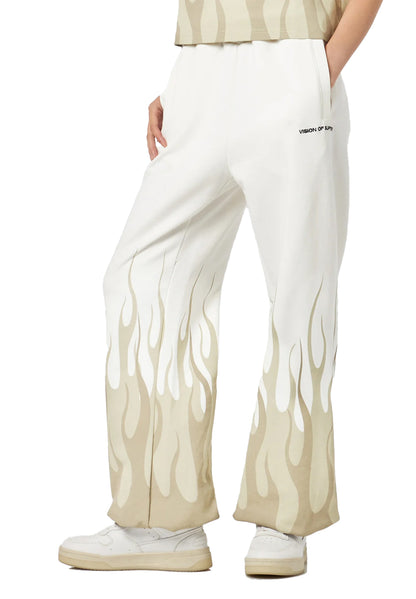 Pants with Double Sand Flames