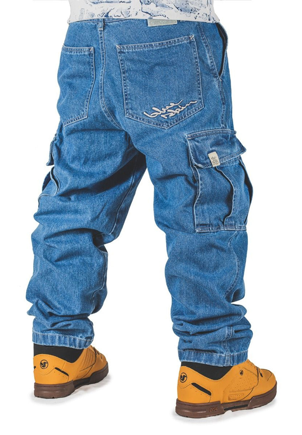 Baggy Cargo Jeans Blueskin