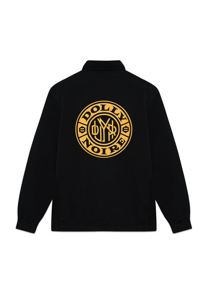 Badge Round Logo Zip Sweatshirt