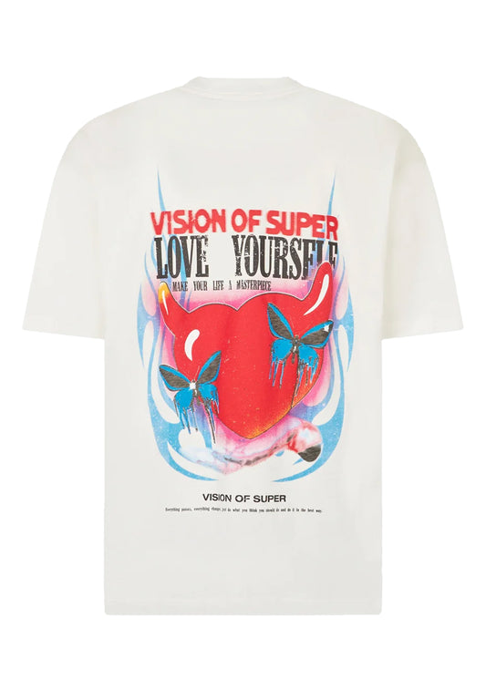 T-shirt with "Puffy Love" Print