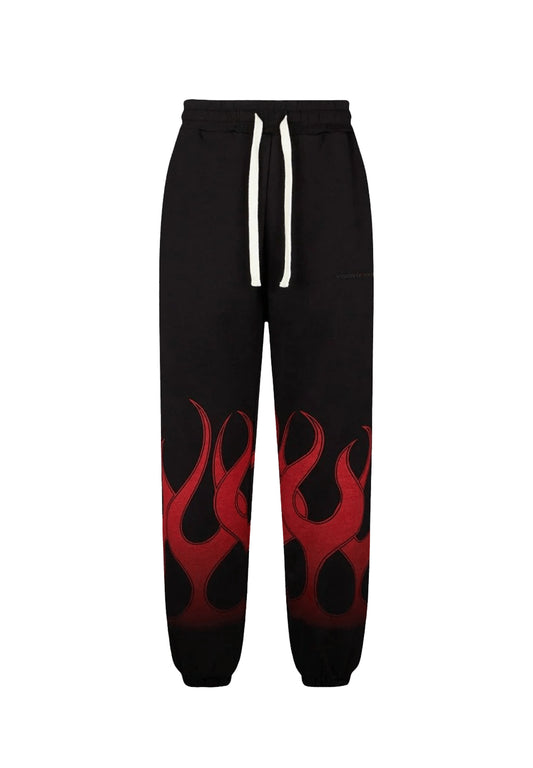 Pants With Red Flames