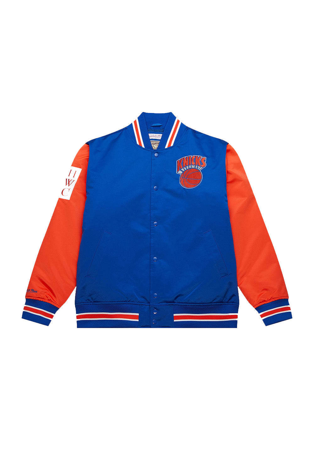 NBA Satin Jacket Vintage Logo Knicks