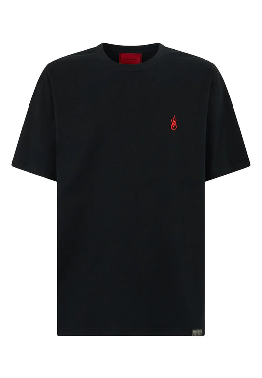T-shirt with Flames Logo